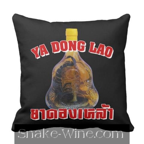 Snake Wine Pillow Black Snake Liquor Photo