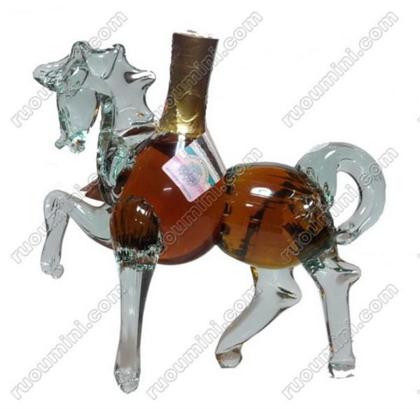 Armenia cognac horse shape