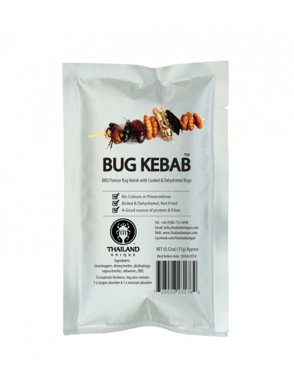 BBQ Flavour 4 Bug Kebab