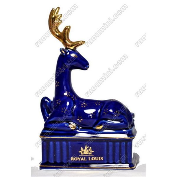 Royal Louis XO Blue deer shape