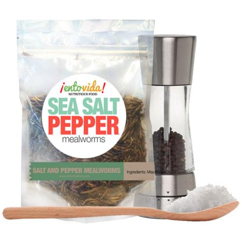Salt & Pepper Mealworms
