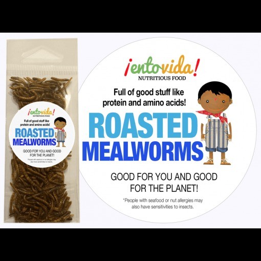 WHOLE ROASTED MEALWORMS