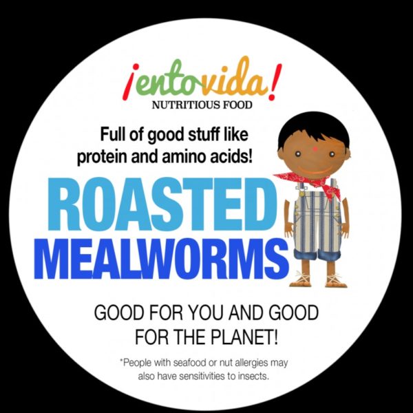 WHOLE ROASTED MEALWORMS
